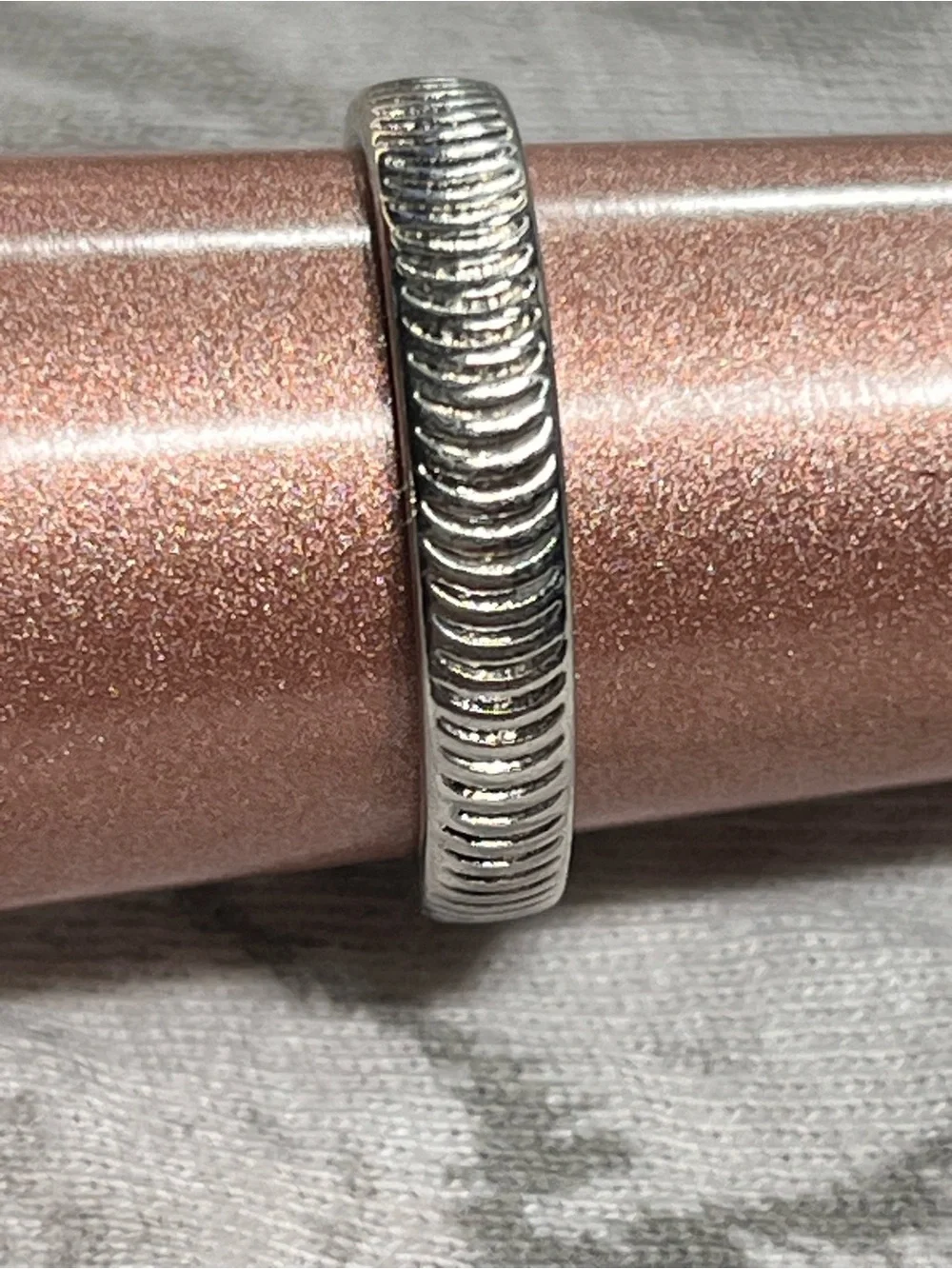 Classic Silver Men’s Slim Band Ring - Silver